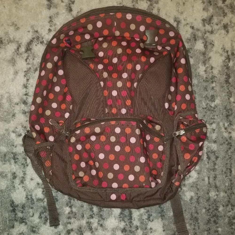 Polka dot Backpack EUC